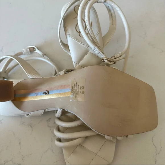 Sam Edelman Maven Leather square toe heels Size: 10 - Picture 5 of 6